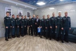 Член Совета Республики Д.Басков посетил отдел по чрезвычайным ситуациям в Минске и обсудил с коллективом изменения Конституции