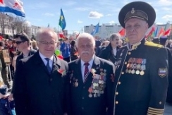 Член Совета Республики Ю.Деркач принял участие в торжественных мероприятиях, посвященных Дню Победы
