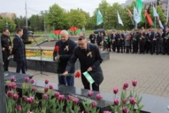 Член Совета Республики А.Ляхов принял участие в торжественном митинге у мемориального комплекса «Аллея героев»