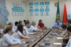 Член Совета Республики Ф.Яшков провел единый день информирования в трудовом коллективе