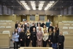 Совет Республики посетили студенты юридического факультета Белорусского государственного университета