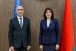 Председатель Совета Республики Н.Кочанова встретилась с Чрезвычайным и Полномочным Послом Республики Узбекистан в Республике Беларусь