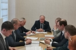 Член Президиума Совета Республики В.Лискович провел рабочее совещание