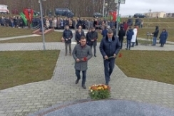Член Совета Республики А.Шолтанюк принял участие в митинге ко Дню памяти воинов-интернационалистов