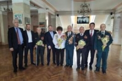 Член Совета Республики Д.Басков в рамках Года исторической памяти и в преддверии Дня Победы встретился с ветеранами Великой Отечественной войны