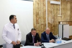 Член Президиума Совета Республики В.Лискович встретился с представителями трудового коллектива Брестской областной клинической больницы