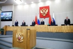 Члены Совета Республики приняли участие в заседании сессии Парламентского Собрания Союза Беларуси и России