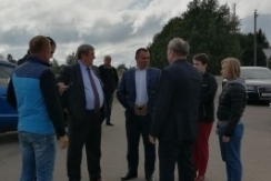 Член Президиума Совета Республики М.Русый посетил Шкловский район

