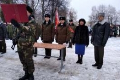 Член Совета Республики Е.Зябликова приняла участие в торжественной церемонии, посвященной принятию Военной присяги.