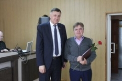 Член Совета Республики А.Шолтанюк 
поздравил коллектив Жабинковского ЖКХ
с профессиональным праздником
