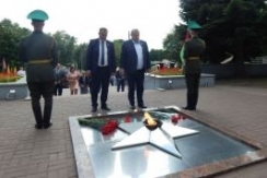 Член Совета Республики В.Хроленко принял участие в праздновании 78-й годовщины освобождения Пинска от немецко-фашистских захватчиков