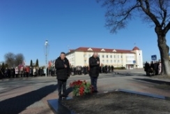 Член Совета Республики Г.Протосовицкий принял участие в церемонии возложения цветов к памятнику воинам-освободителям г.Столина