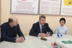 Член Совета Республики В.Полищук встретился с трудовыми коллективами и провел выездной прием граждан