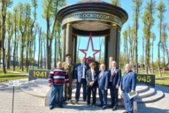 В.Матвеев принял участие в праздновании 78-й годовщины Великой Победы