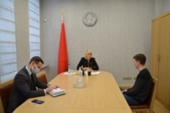 Член Президиума Совета Республики Т.Рунец провела личный прием граждан