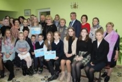 Член Совета Республики Т.Шатликова встретилась с учащимися и учителями Малоритского района