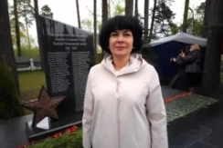 Член Совета Республики Е.Зябликова приняла участие 
в международной патриотической акции «Сад памяти».

