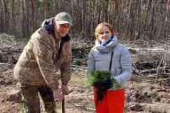 Член Совета Республики А.Шолтанюк 
принял участие в республиканской акции «Неделя леса»
