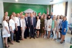 Член Президиума Совета Республики В.Лискович посетил ОАО «Торгмаш» в г. Барановичи и провел встречу с молодежным активом